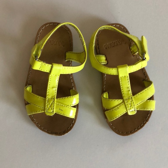 yellow sandals for baby girl